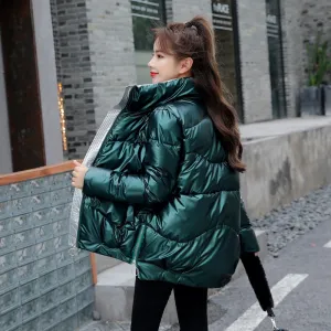 2021 New Winter Jacket High Quality stand-callor Coat Women Fashion Jackets Winter Warm Woman Clothing Casual Parkas