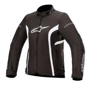 ALPINESTARS WOMEN'S KIRA V2 LEATHER MOTORCYCLE JACKET - BLACK/WHITE