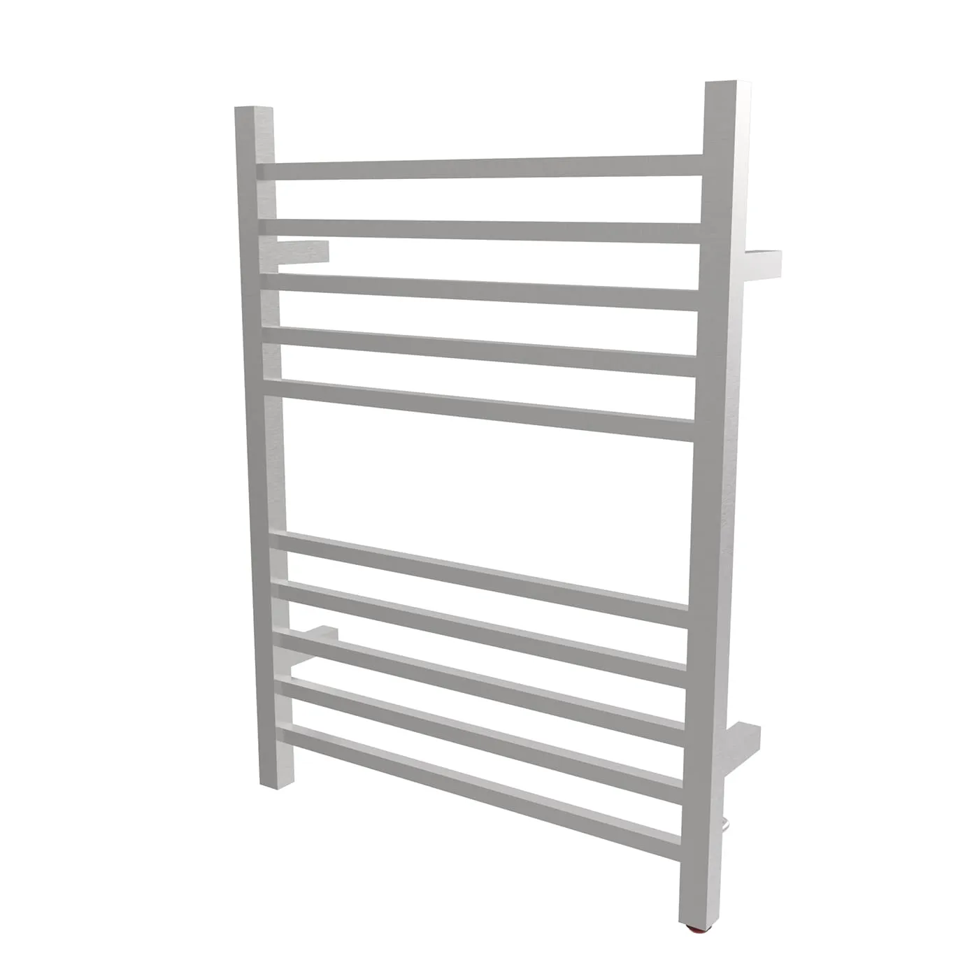 Amba RSWP-B Radiant Square Plug-In Towel Warmer with 10 Straight Bars, Brushed Finish