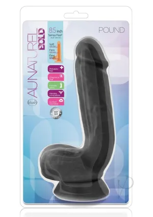 Au Natur Bold Pound Dildo 8.5 Blk(disc)