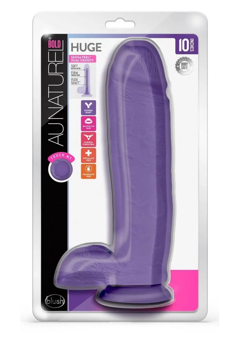 Au Naturel Bold Huge Dildo with Suction Cup and Balls