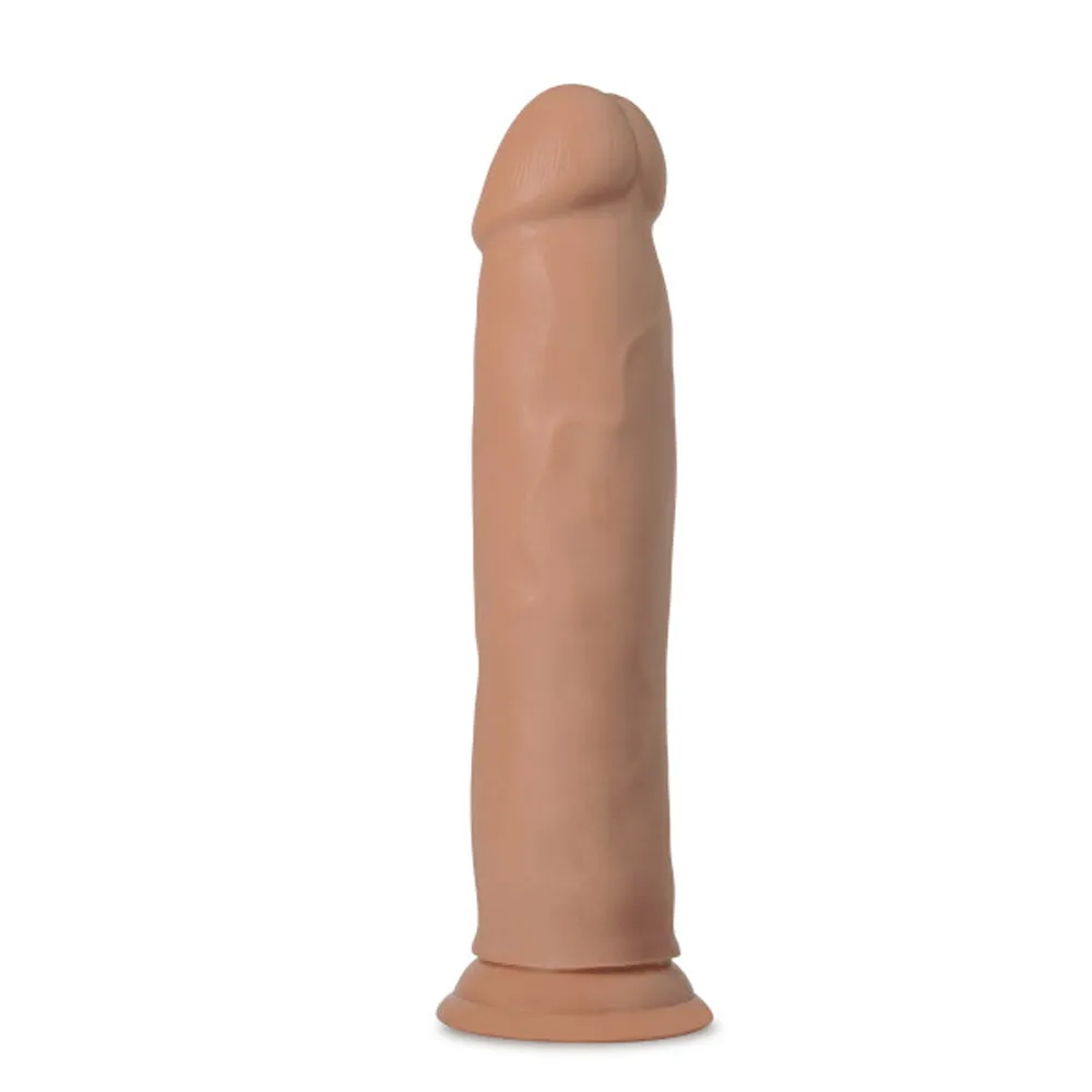 Au Naturel Carlos 9 in. Posable Dual Density Dildo Tan