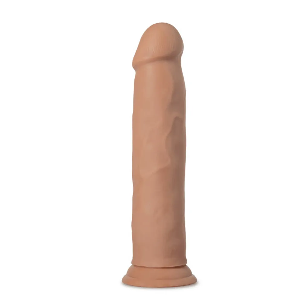 Au Naturel Carlos 9 in. Posable Dual Density Dildo Tan