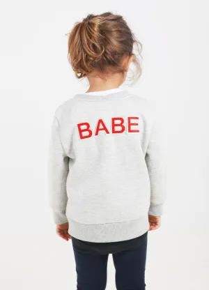 Babe Soft Knit Sweatshirt Baby   Toddler Gray