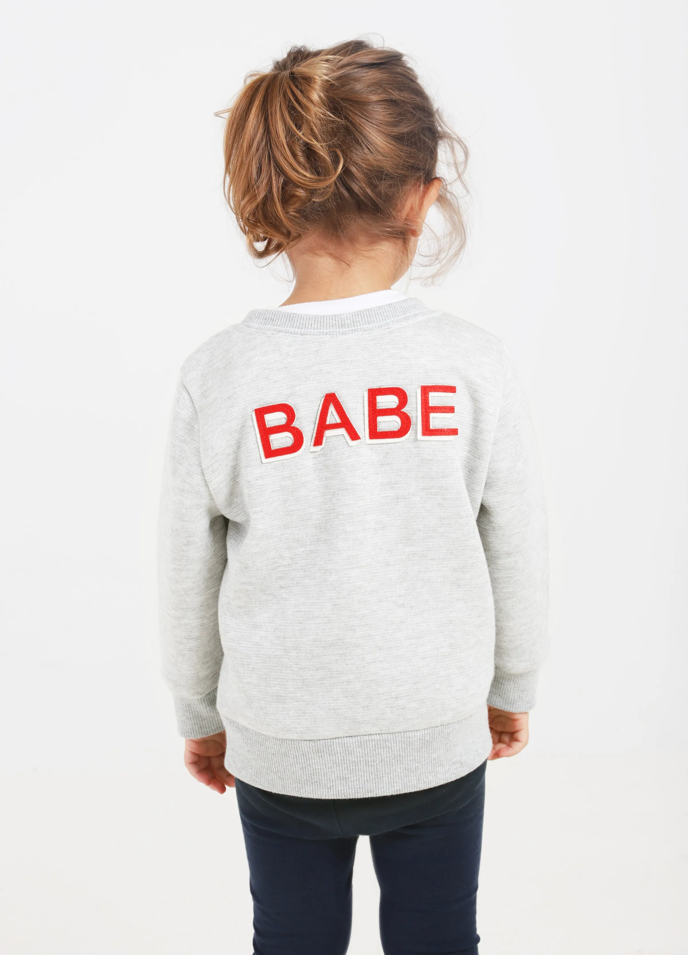 Babe Soft Knit Sweatshirt Baby   Toddler Gray