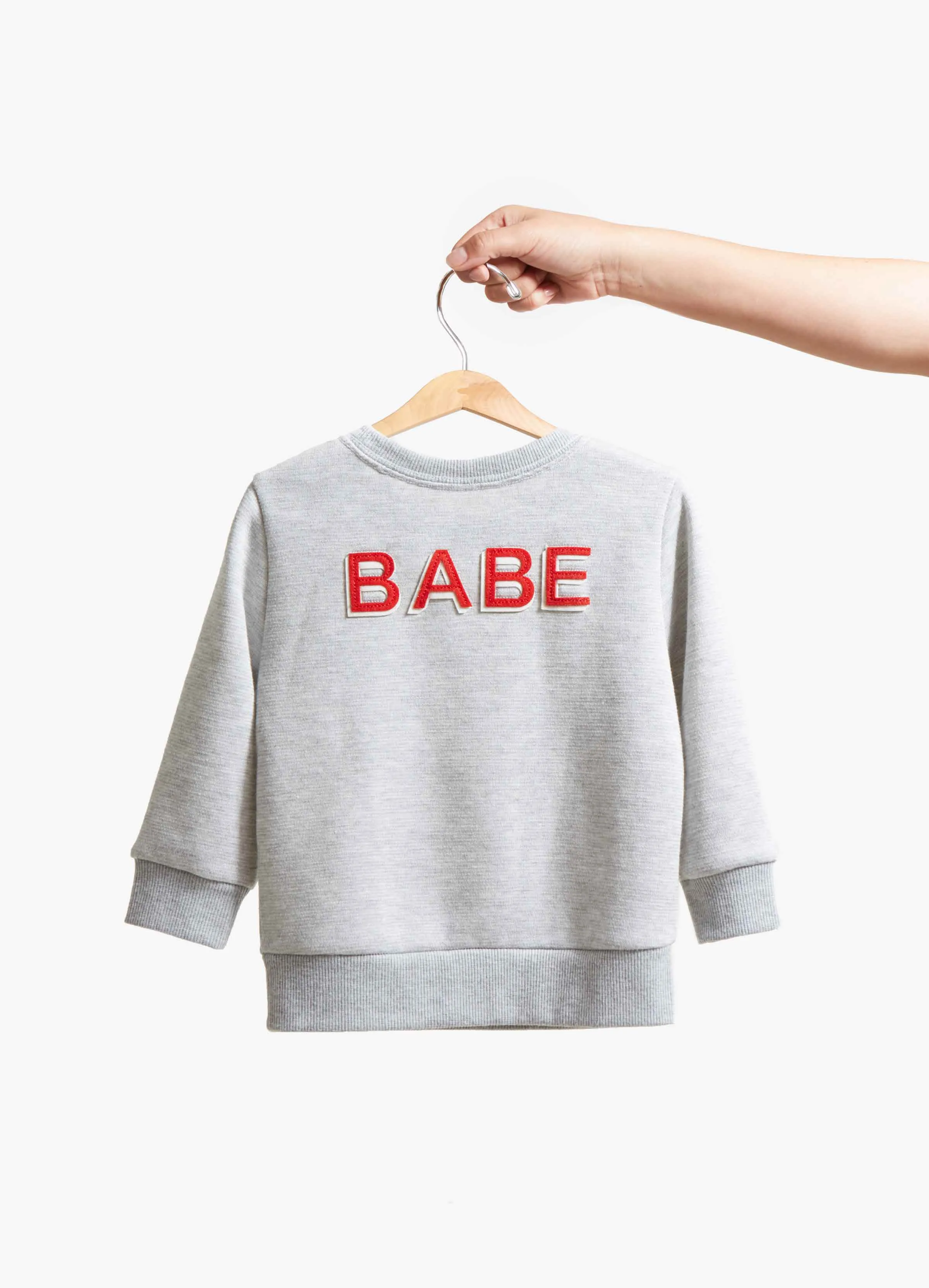 Babe Soft Knit Sweatshirt Baby   Toddler Gray