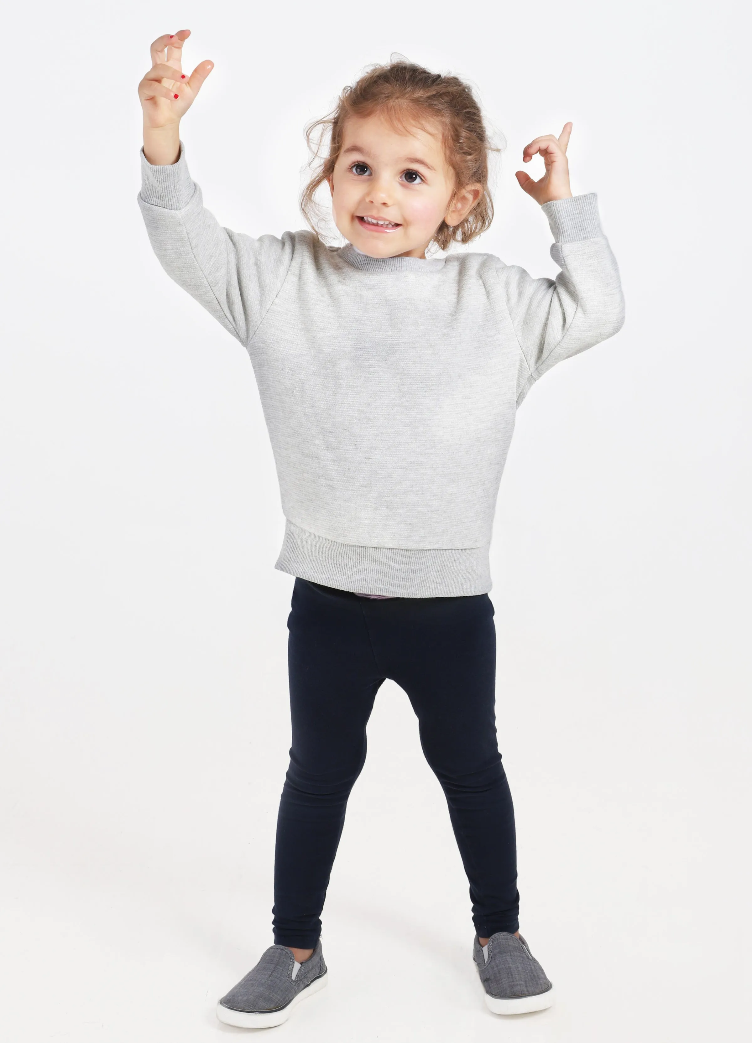 Babe Soft Knit Sweatshirt Baby   Toddler Gray