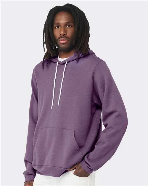 BELLA   CANVAS Sponge Fleece Hoodie 3719 Heather Team Purple