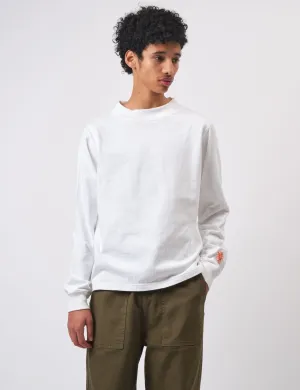 Bhode Turtle Neck Long Sleeve Jersey 300gsm - White