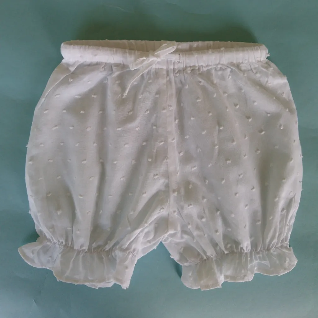 Bloomers Short Dotty White