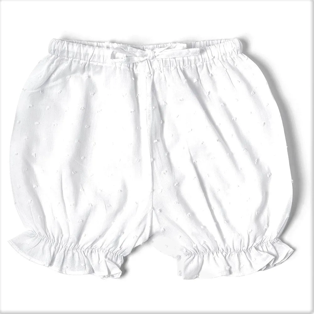 Bloomers Short Dotty White