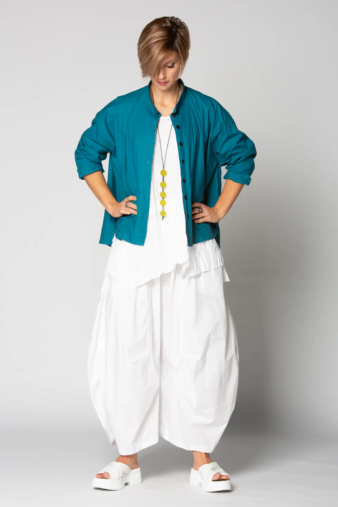 Boho Pant in White Carnaby