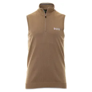 BOSS Zaxly Half Zip Sweater Vest FA23