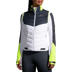 Brooks | Run Visible Insulated Vest | Women's | White/Asphalt/Nightlife