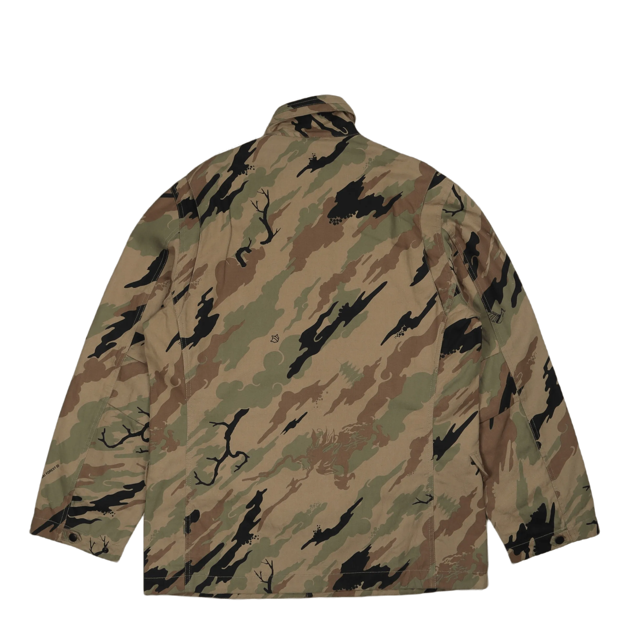 Camo Modified M65 Jacket Cotto Woodland