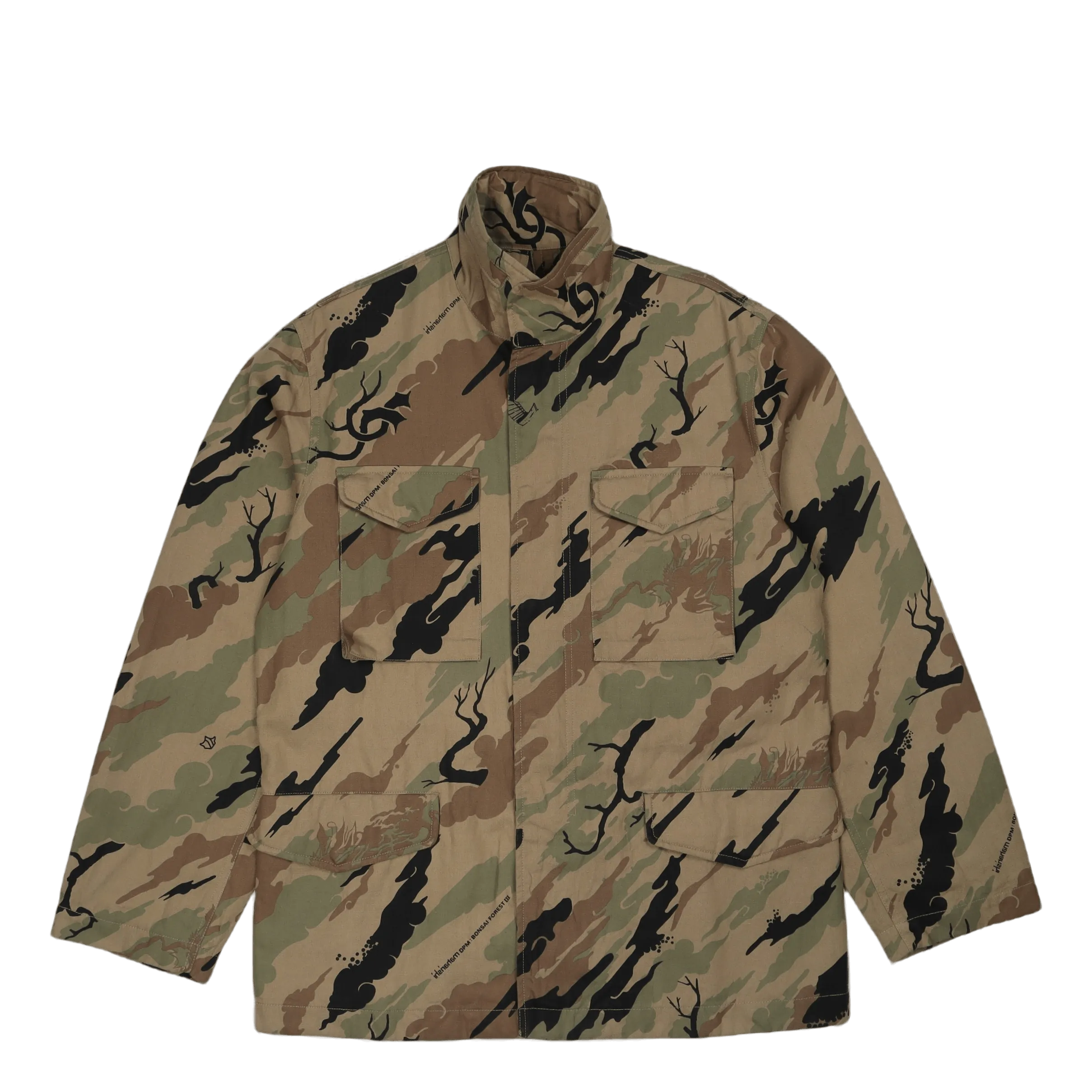 Camo Modified M65 Jacket Cotto Woodland