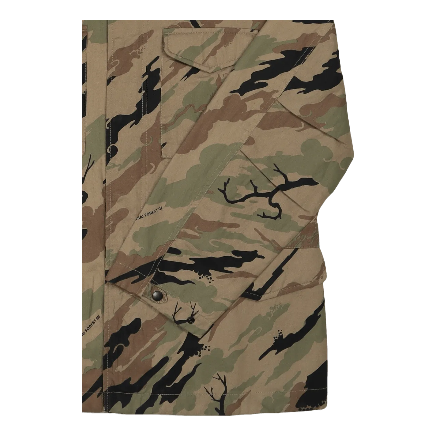 Camo Modified M65 Jacket Cotto Woodland