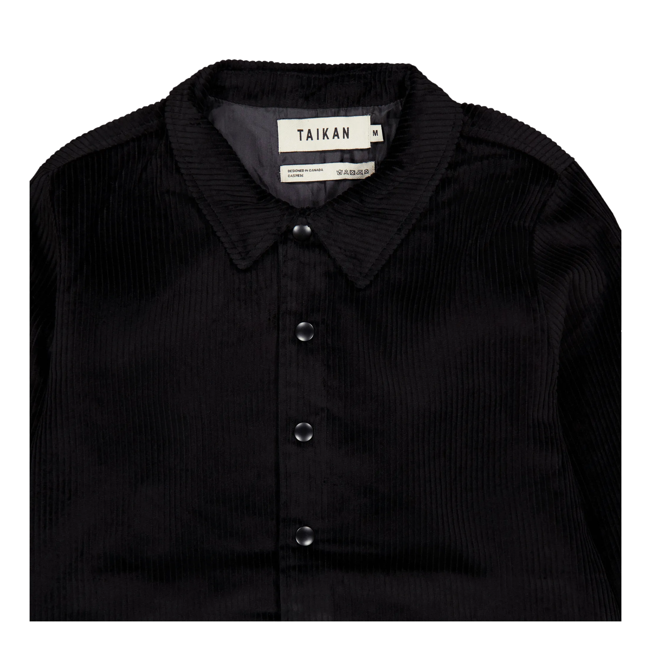 Corduroy Manager's Jacket-blac Black