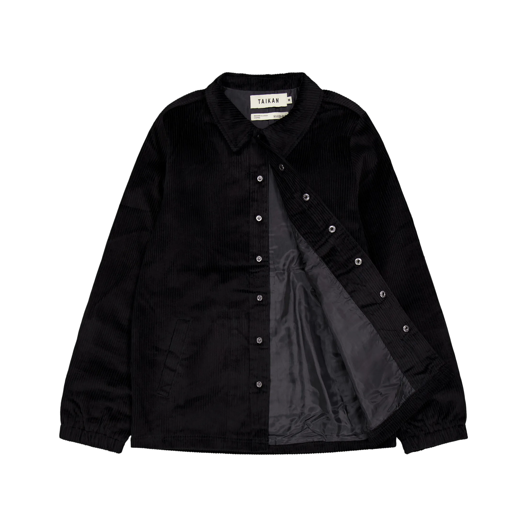 Corduroy Manager's Jacket-blac Black