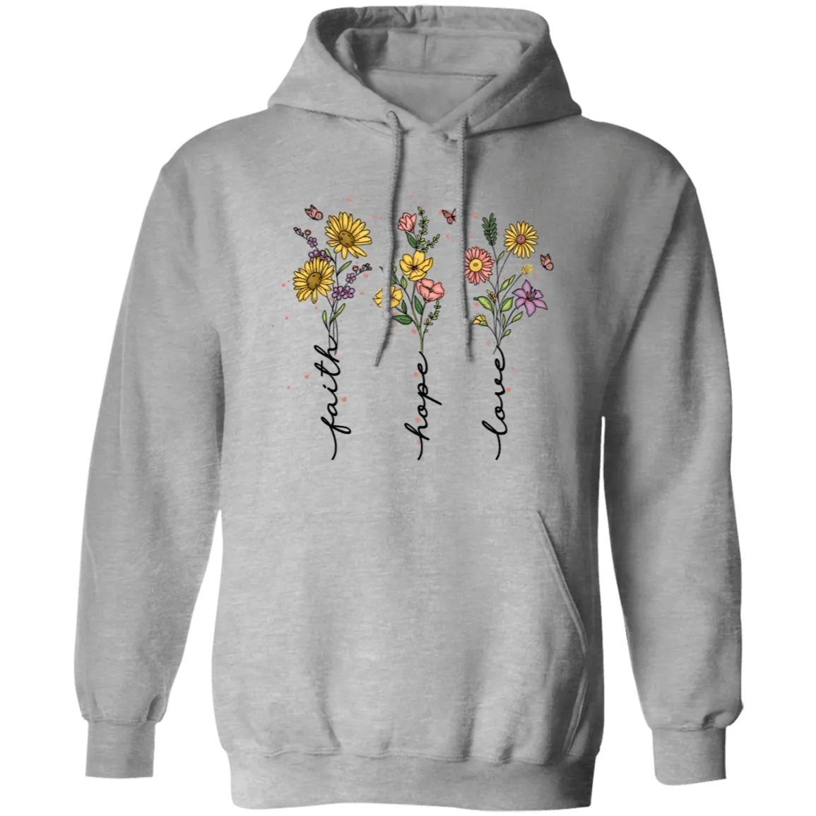 Faith, Hope , Love  Pullover Hoodie