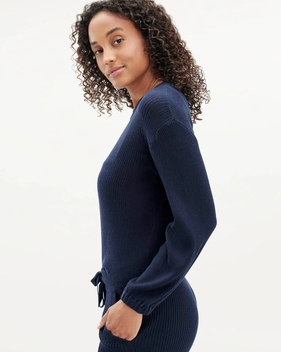 Georgie Cashblend Rib Sweater