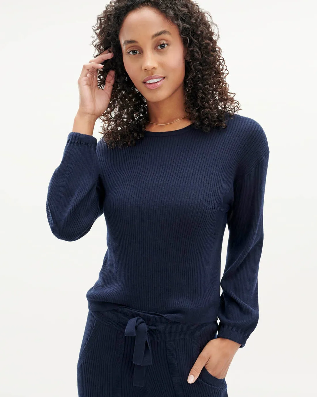 Georgie Cashblend Rib Sweater