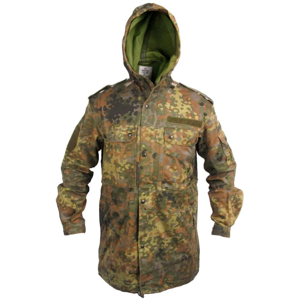 German Flecktarn Parka, No Liner - Grade 2