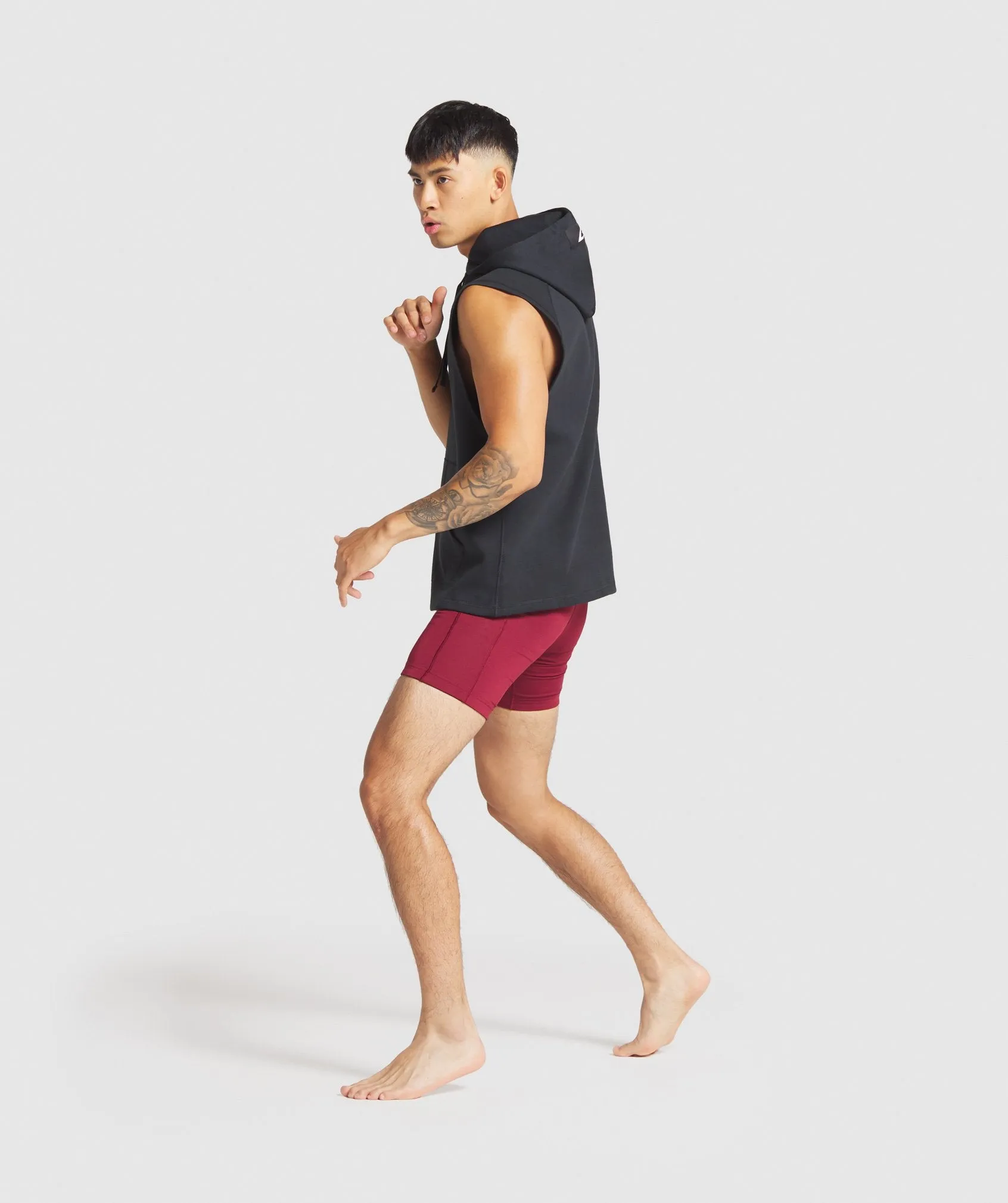 Gymshark Combat Baselayer Shorts - Claret