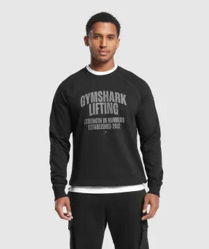 Gymshark Gymshark Lifting Crew - Black