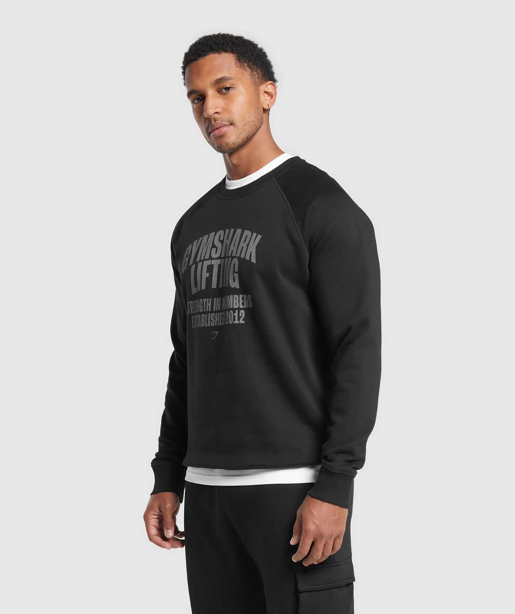 Gymshark Gymshark Lifting Crew - Black