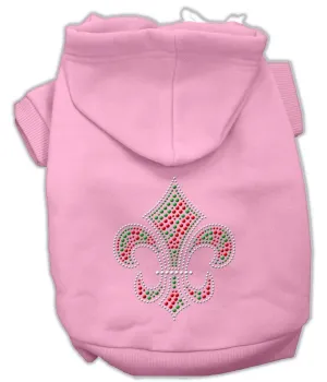 Holiday Fleur De Lis Hoodies Pink L (14)