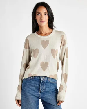 Lottie Cashblend Heart Sweater