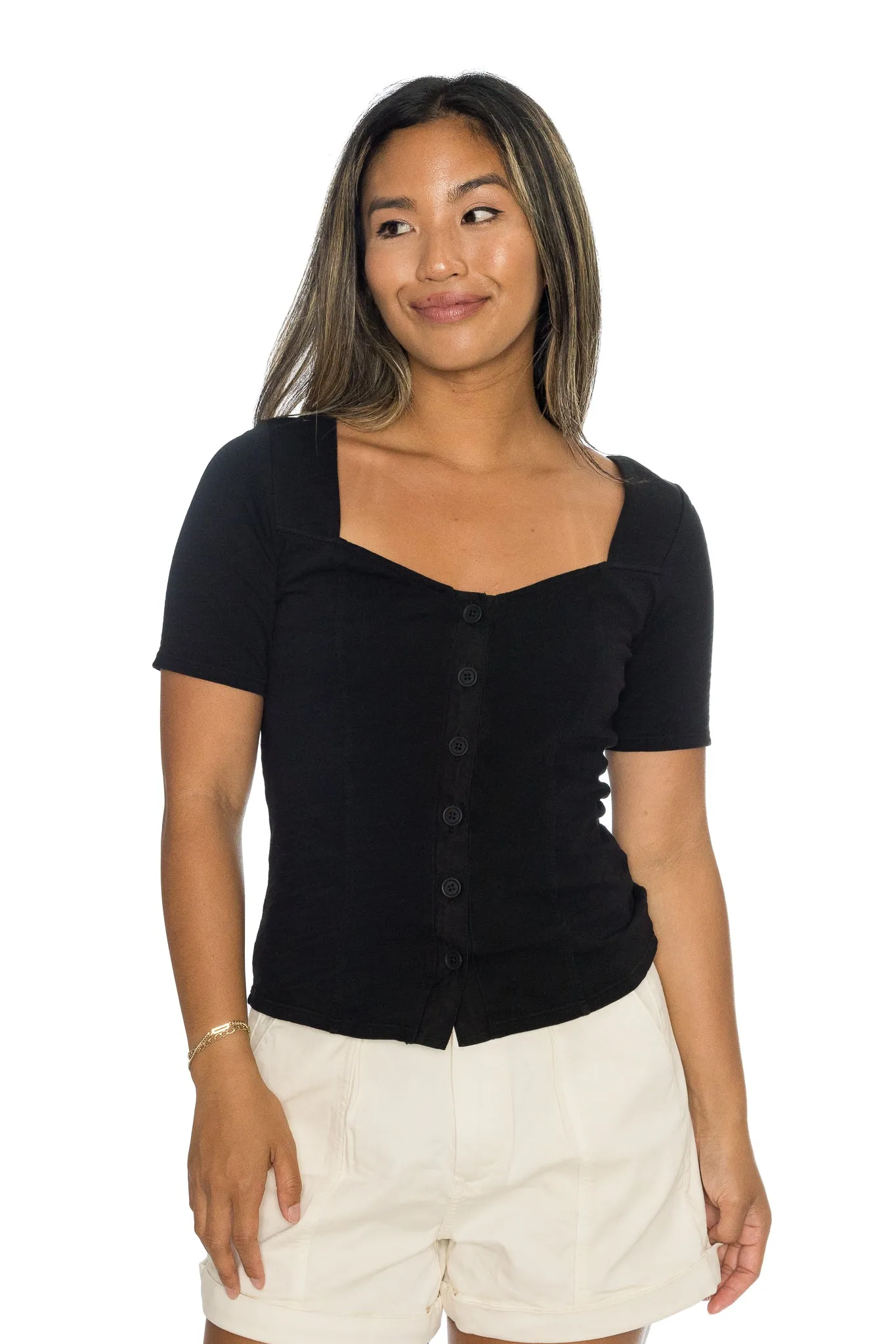 Marcella Square Neck Top