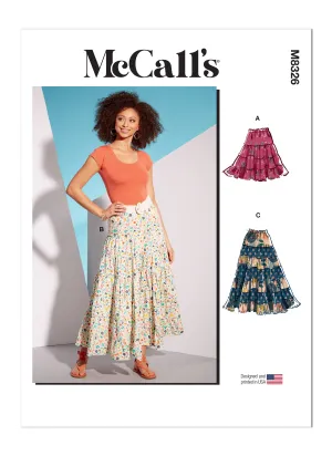 McCall's Pattern 8326 Misses' Skirts