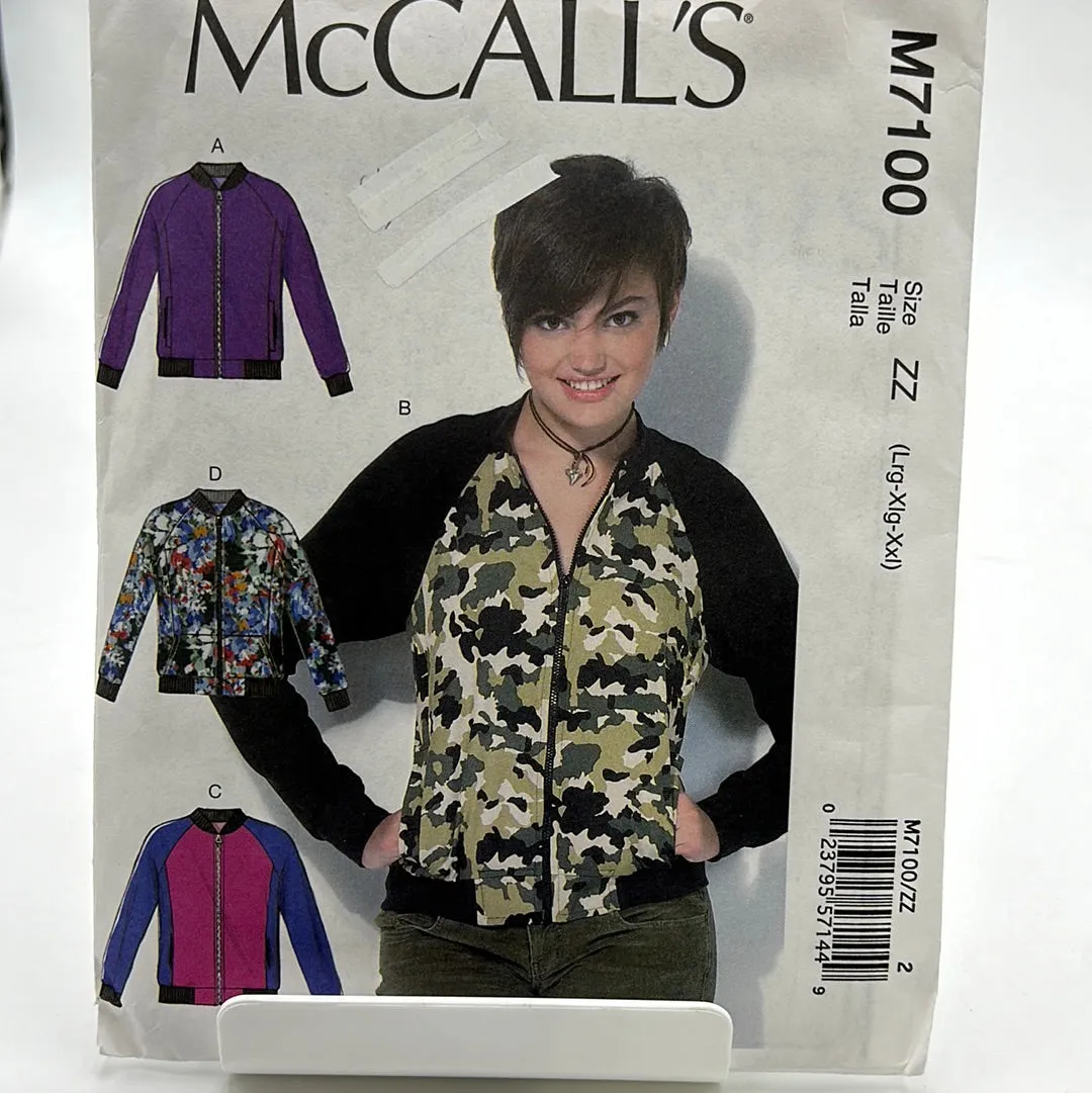 MCCALL'S Pattern, Misses' Jackets (PMC7100)