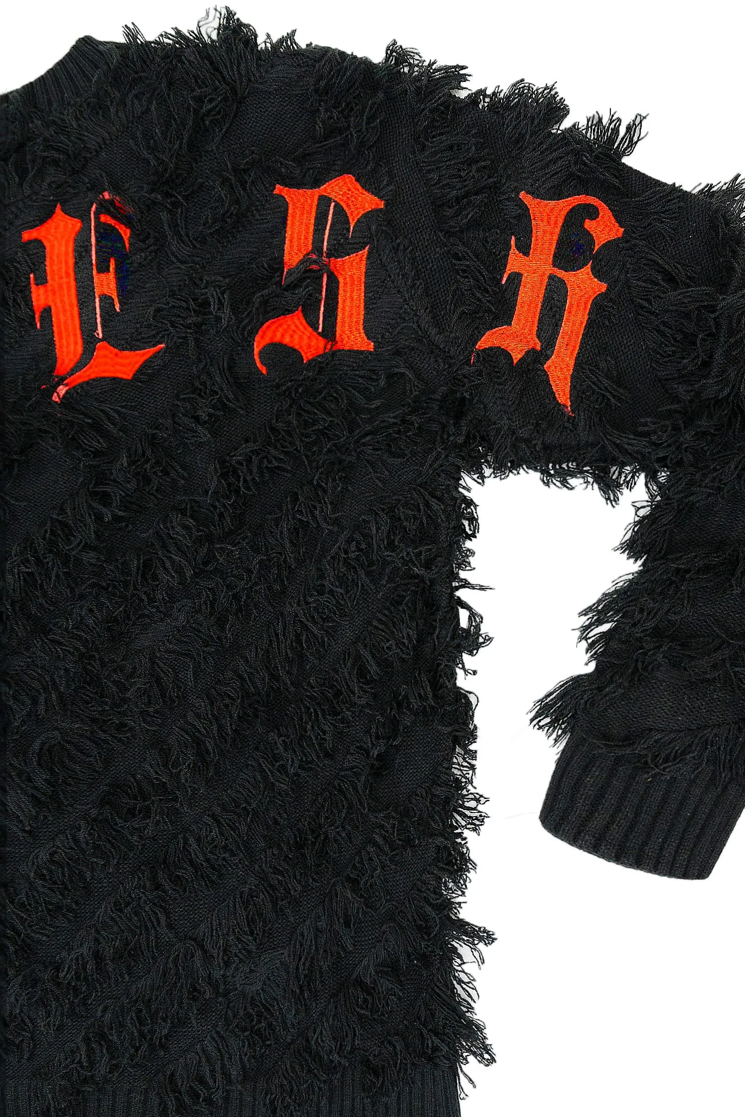 Men's Premium Thread Fringe Embroidered Sweater