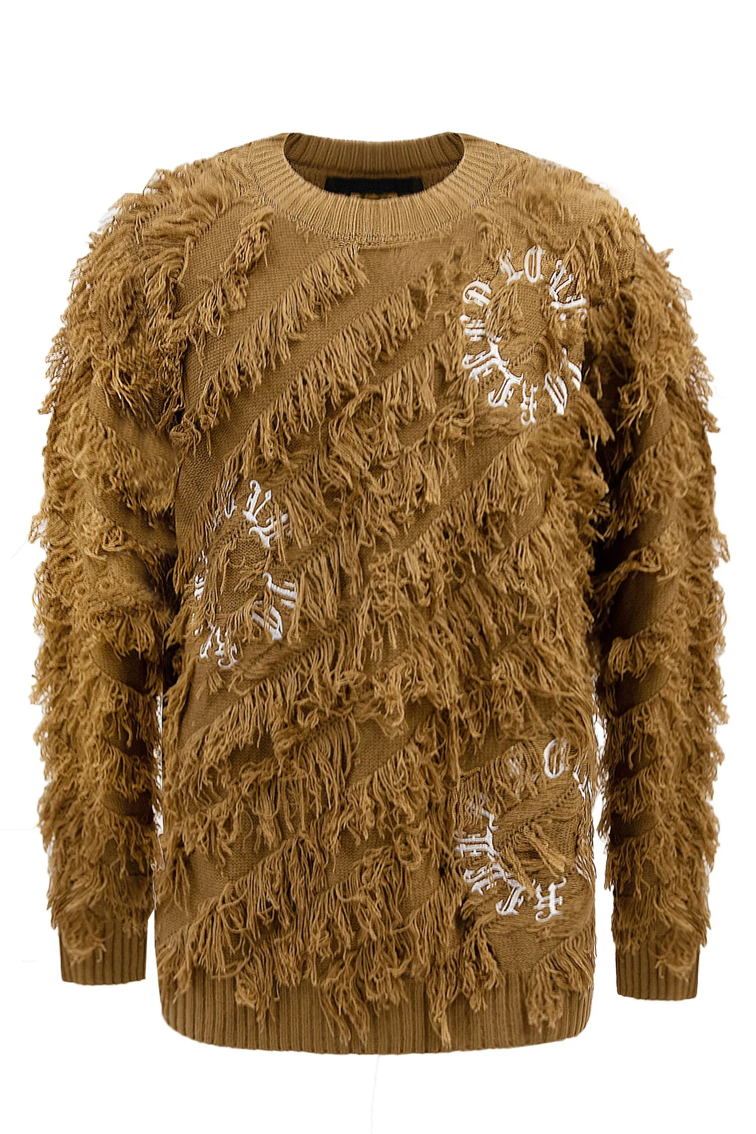 Men's Premium Thread Fringe Embroidered Sweater