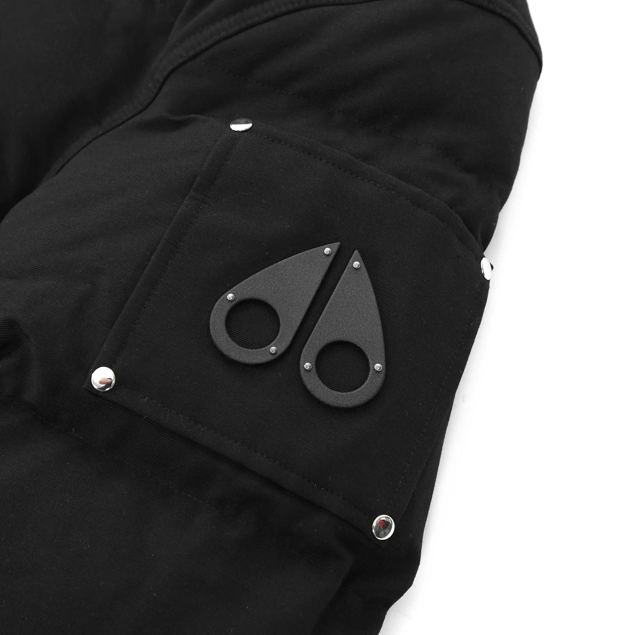 Moose Knuckles 3Q Jacket in Black & Black Fur