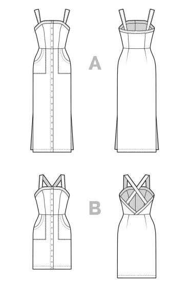 Pattern for Garment Making: Fiona Sundress by Closet Core Patterns