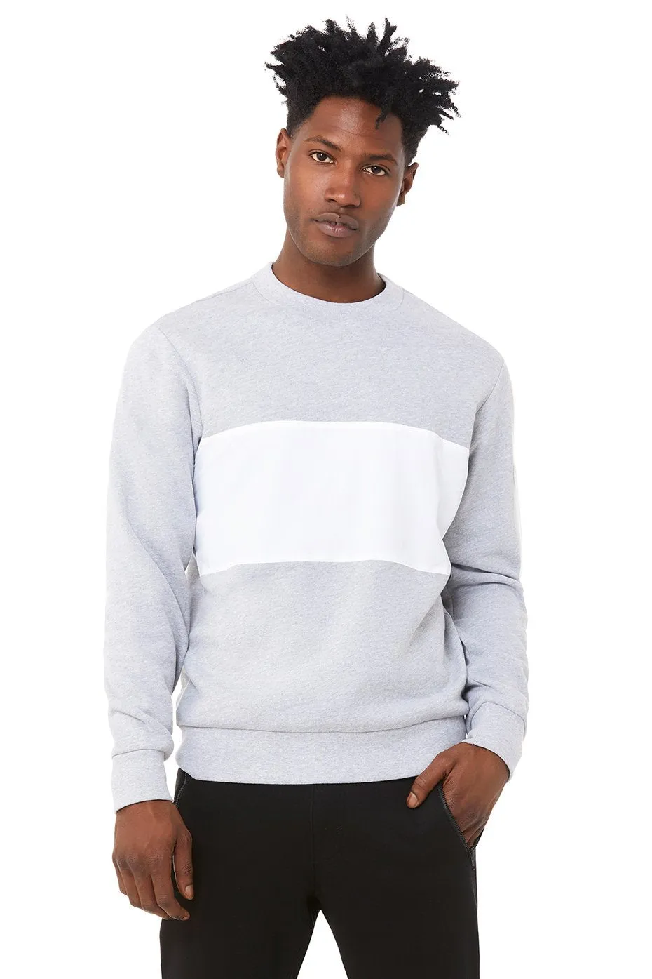 Traverse Pullover - Athletic Heather Grey/White