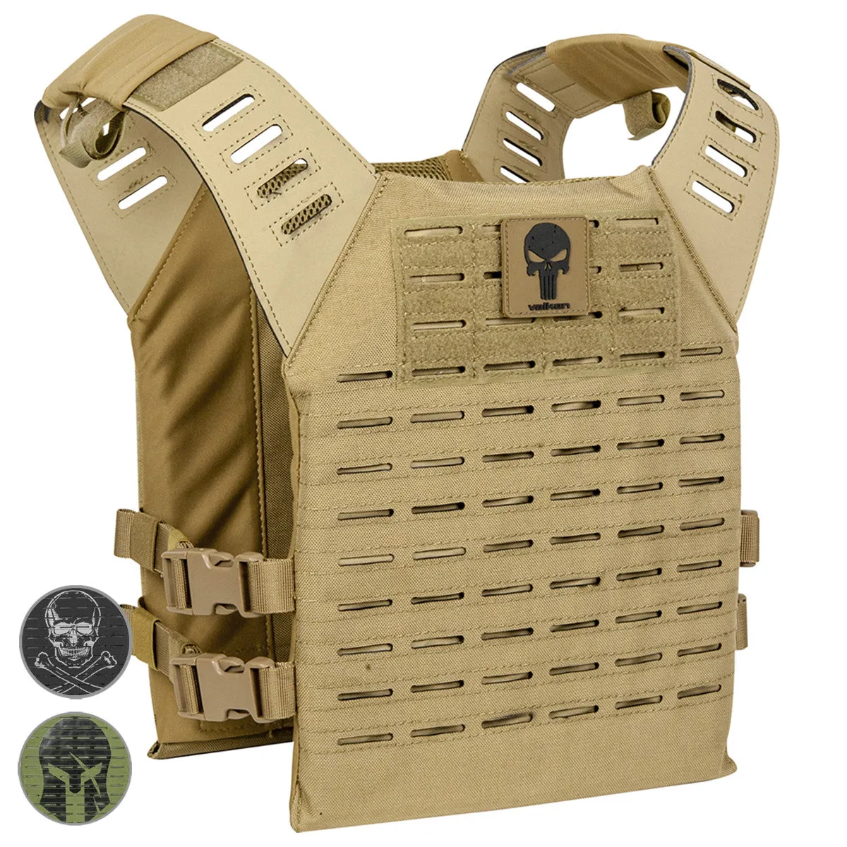 Valken Vest Alpha Carrier LC - Tan Skull