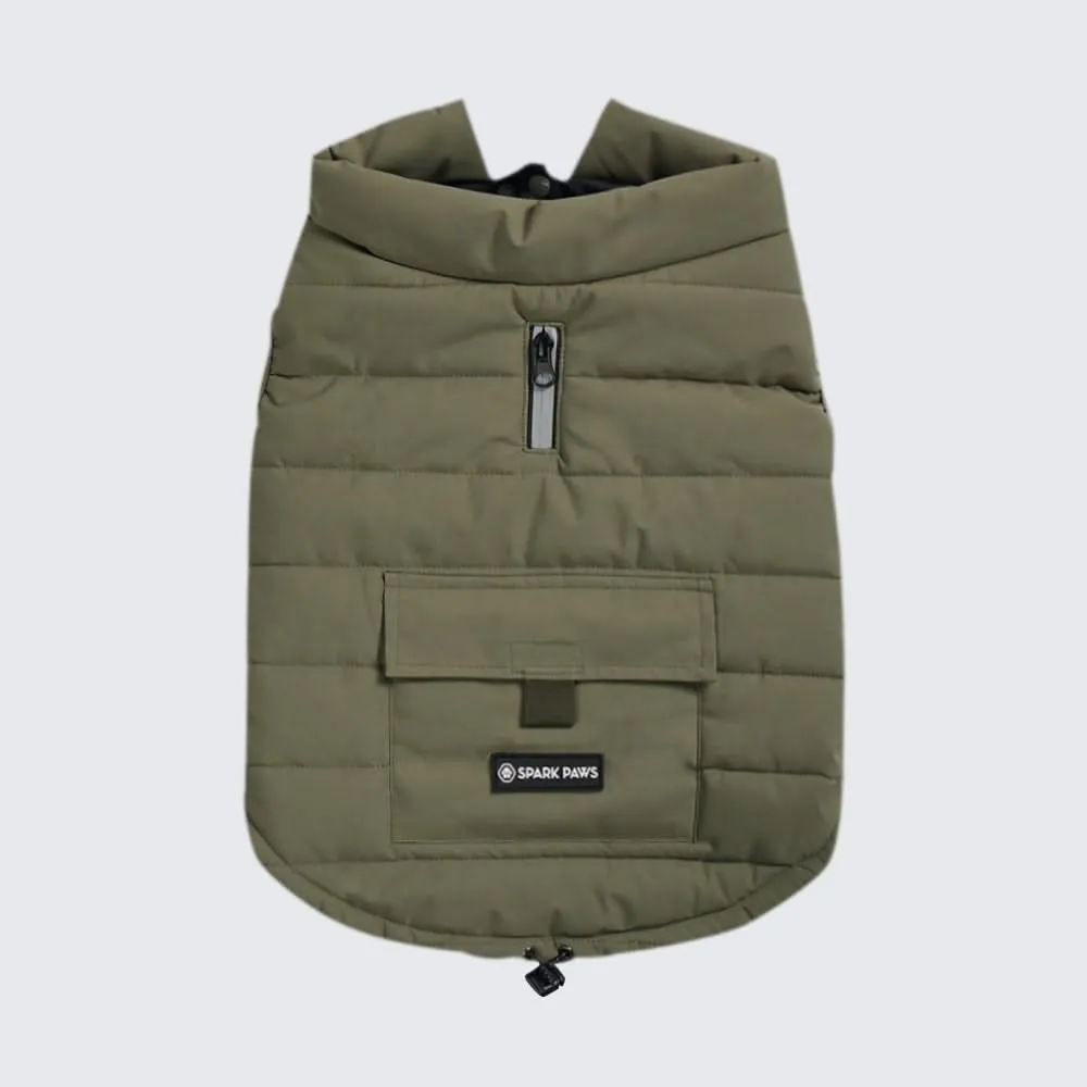 WarmShield Water-Resistant Jacket - Olive