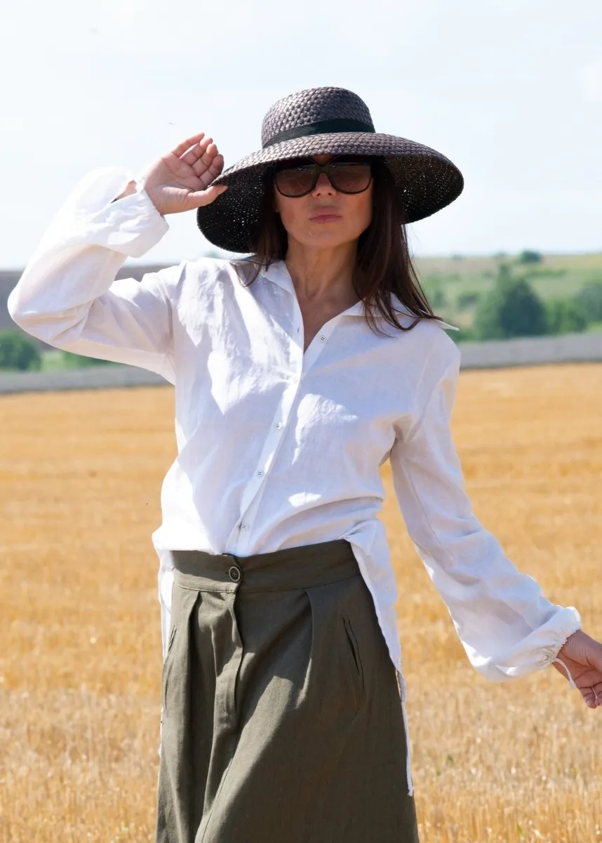 White Linen Shirt JENNA