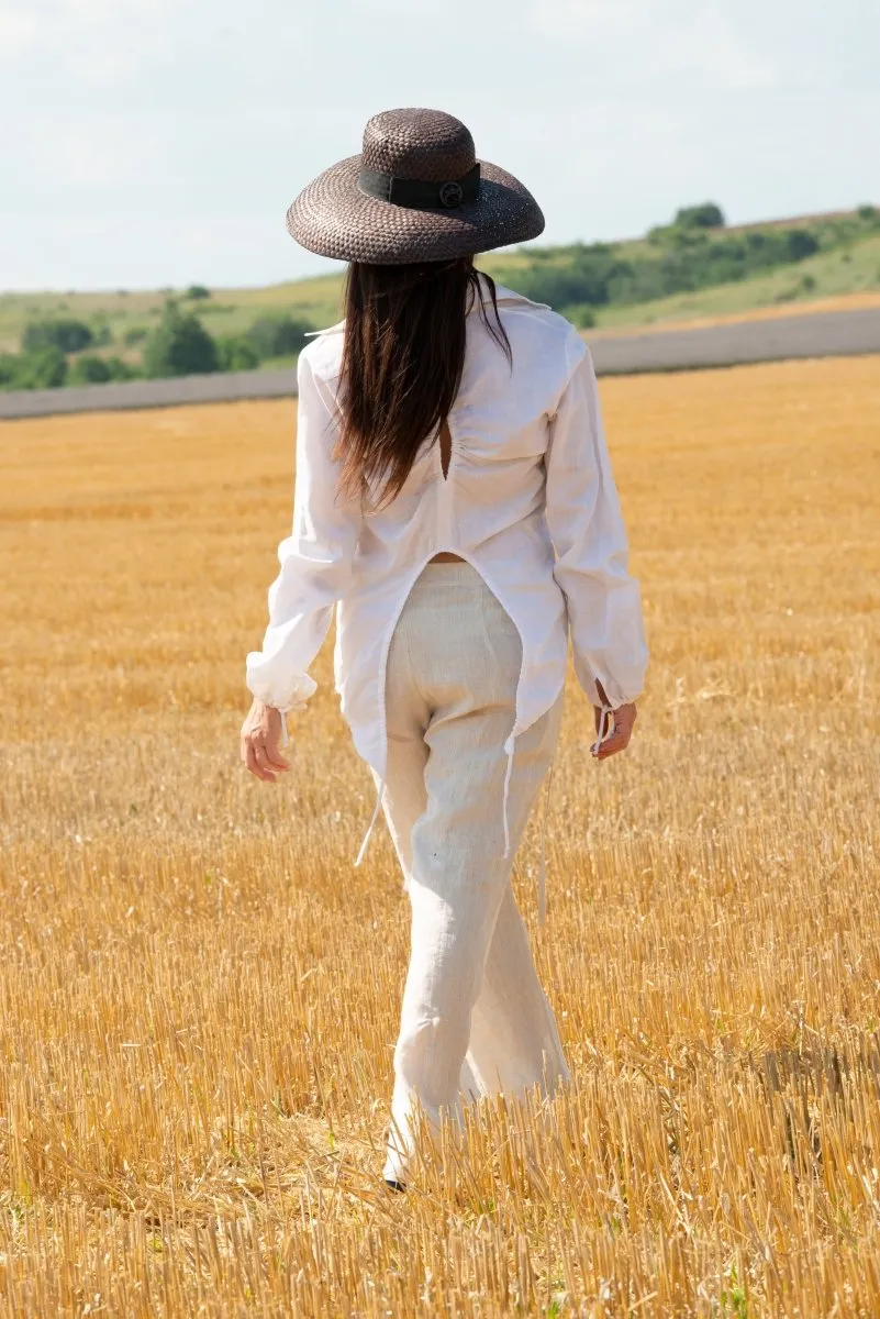 White Linen Shirt JENNA