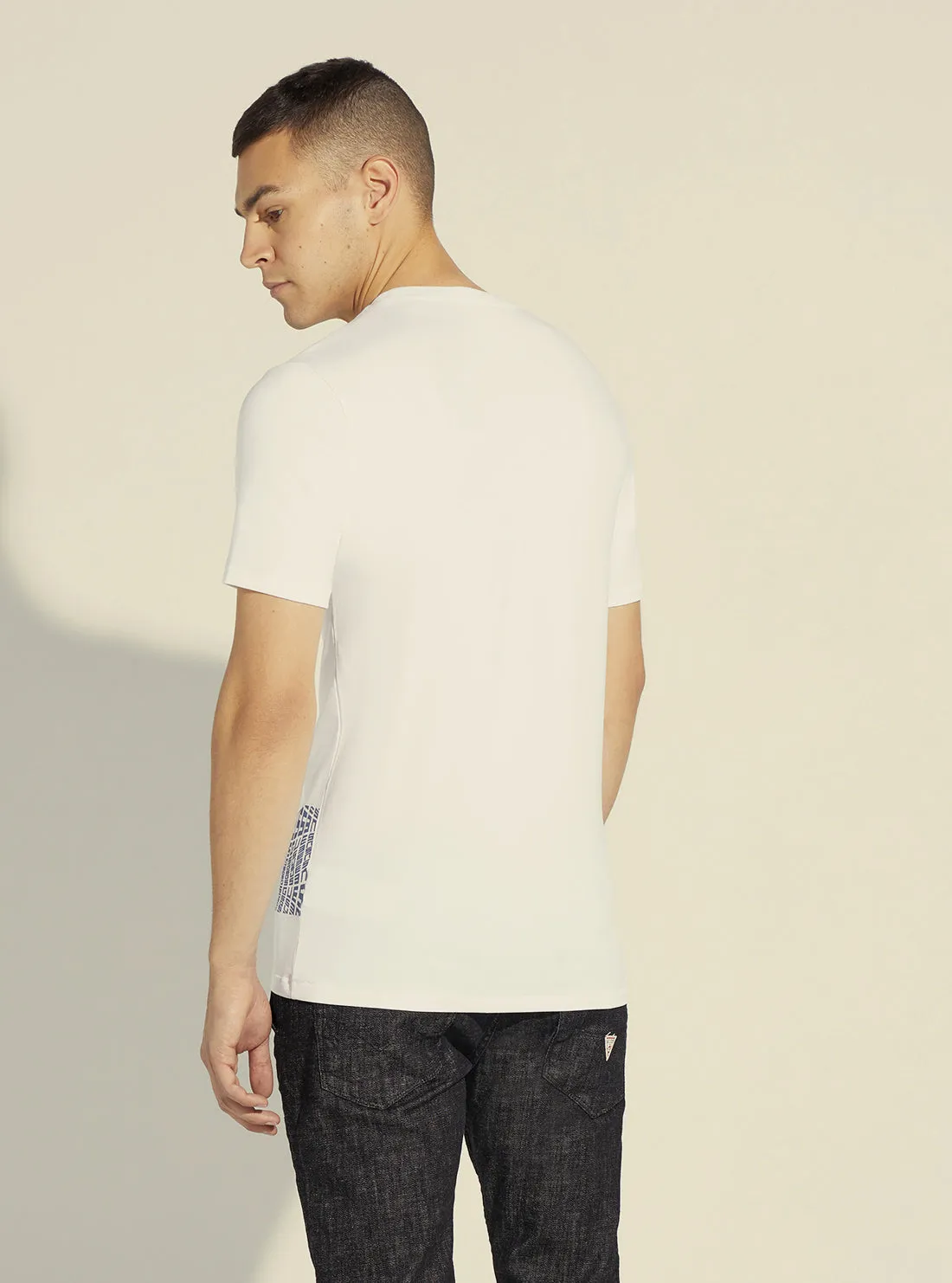 White Optical Logo T-Shirt