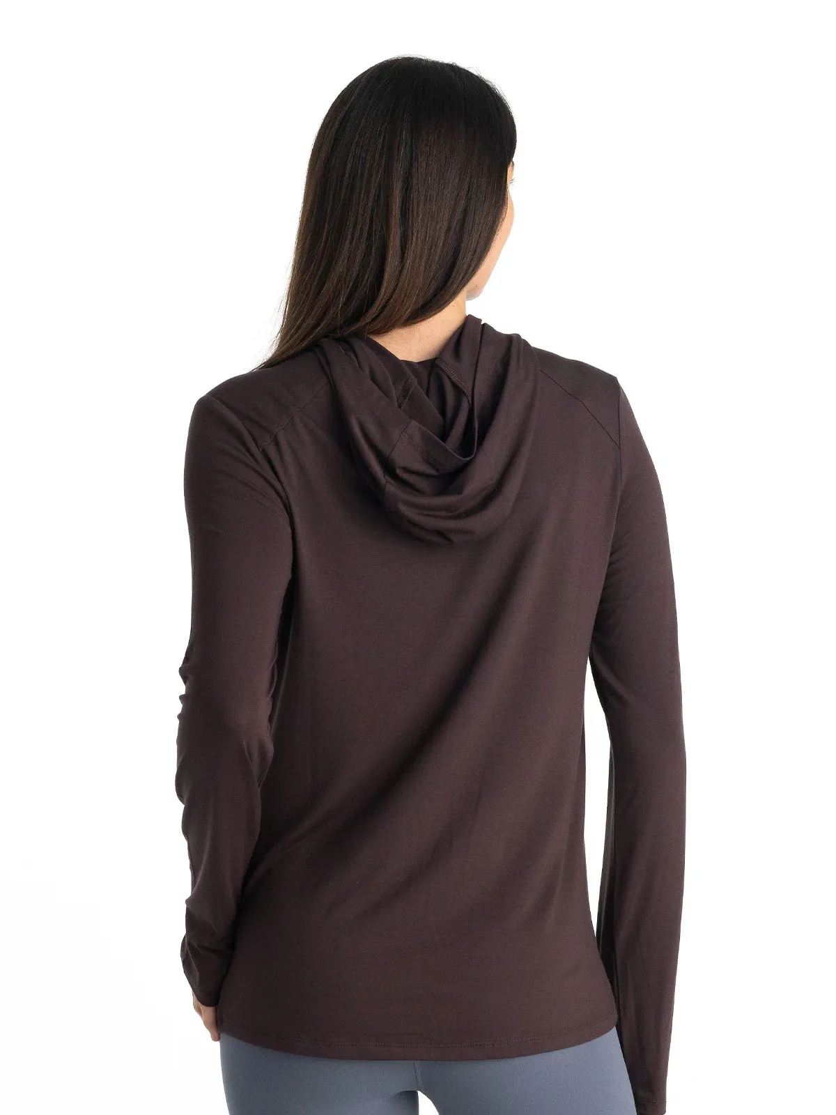 Women's Bamboo Shade Hoodie II - Red Cedar