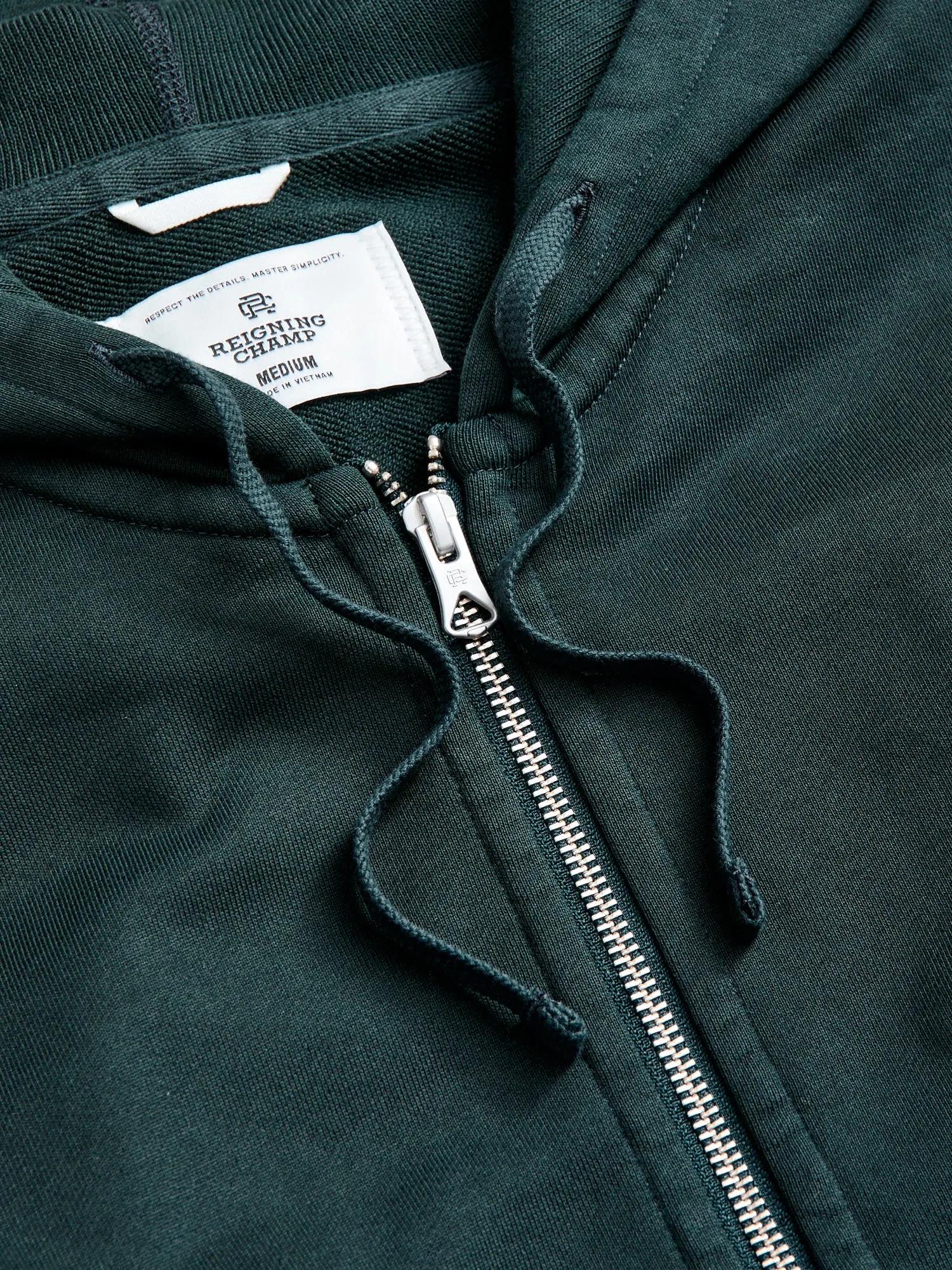 Zip Hoodie in Petrol